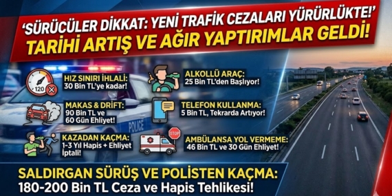 2026 trafik cezaları