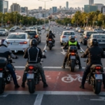 trafikte motosiklet